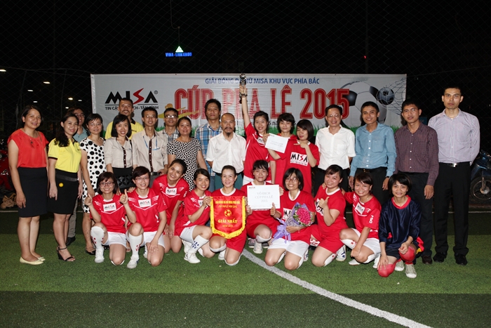 Giải bóng đá nữ MISA Pha Lê Cup 2015 thành công rực rỡ!