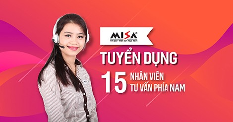 Tuyển dụng Nhân viên tư vấn và hỗ trợ khách hàng (sản phẩm phần mềm kế toán MISA)