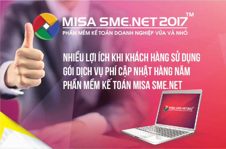 Nhiều lợi ích cho khách hàng khi sử dụng gói dịch vụ phí cập nhật hàng năm MISA SME.NET