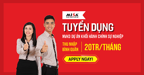 Tuyển dụng Nhân viên kinh doanh dự án khối hành chính sự nghiệp