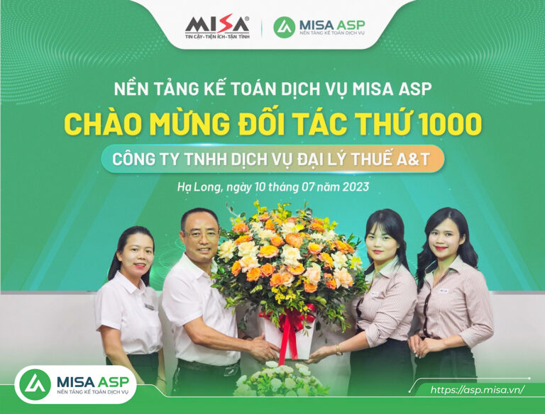 MISA ASP vượt mốc 1.000 đối tác, sẵn sàng cung cấp dịch vụ kế toán cho hàng trăm ngàn doanh nghiệp trên toàn quốc