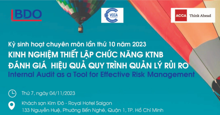 Kỳ sinh hoạt chuyên môn lần thứ 10 năm 2023 của Câu lạc bộ kế toán trưởng toàn quốc