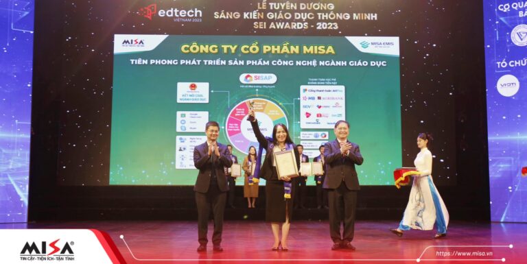 MISA EMIS được vinh danh Sáng kiến Giáo dục thông minh – SEI Awards 2023